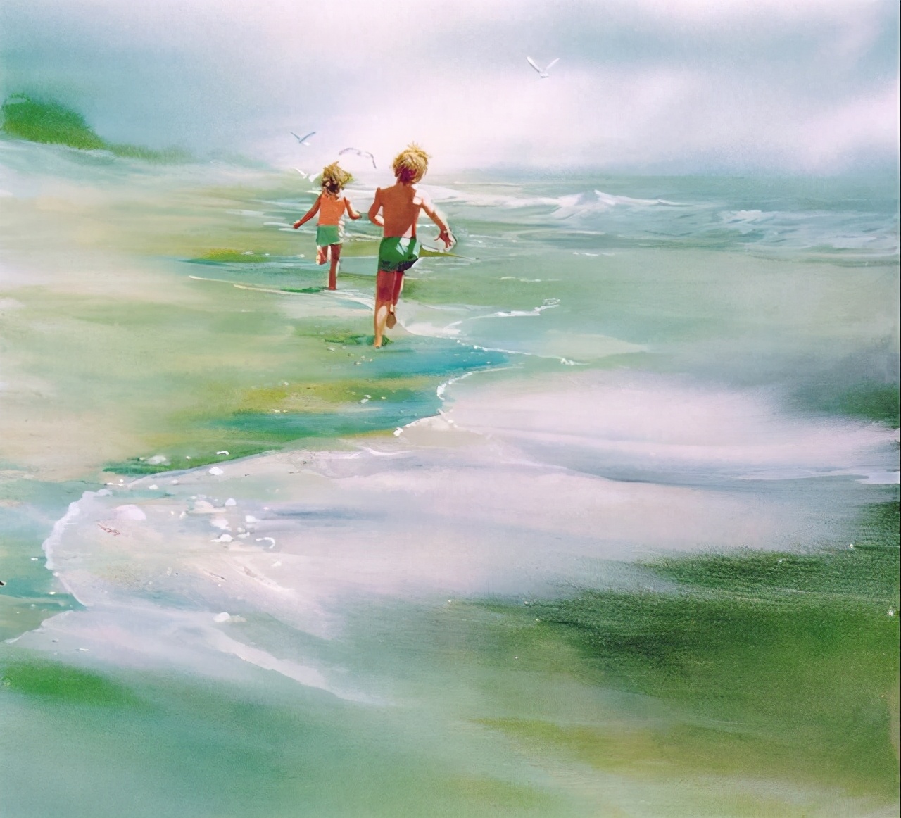 水彩女画家卡罗琳·比利希以优美的笔触来叙说人生的追求