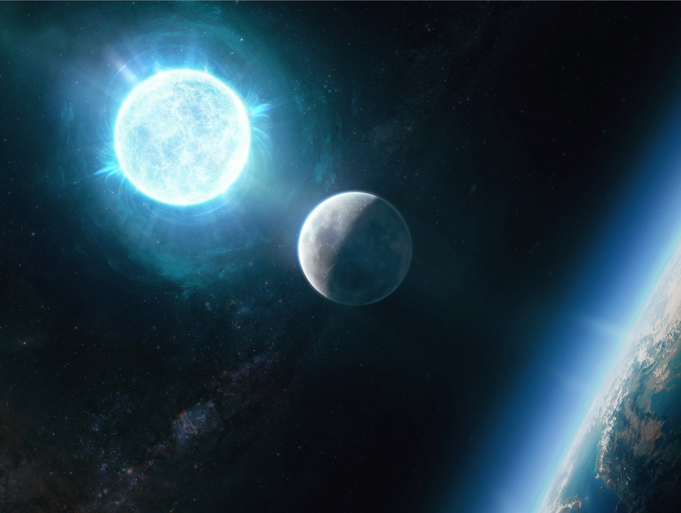 质量是太阳的1.35倍，体积却和月亮差不多，科学家发现了神奇天体