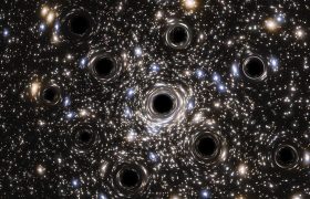 超过100个黑洞的宇宙“野兽群”，一边流浪，一边甩出恒星