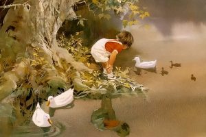 水彩女画家卡罗琳·比利希以优美的笔触来叙说人生的追求