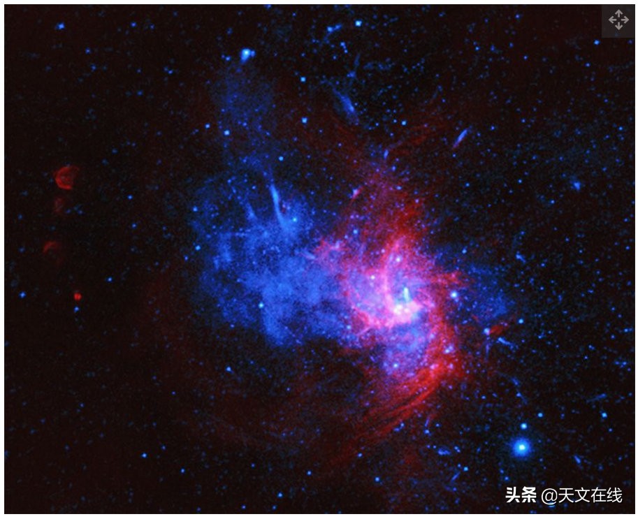 银河系中心位置发现了罕见的超新星爆炸遗迹