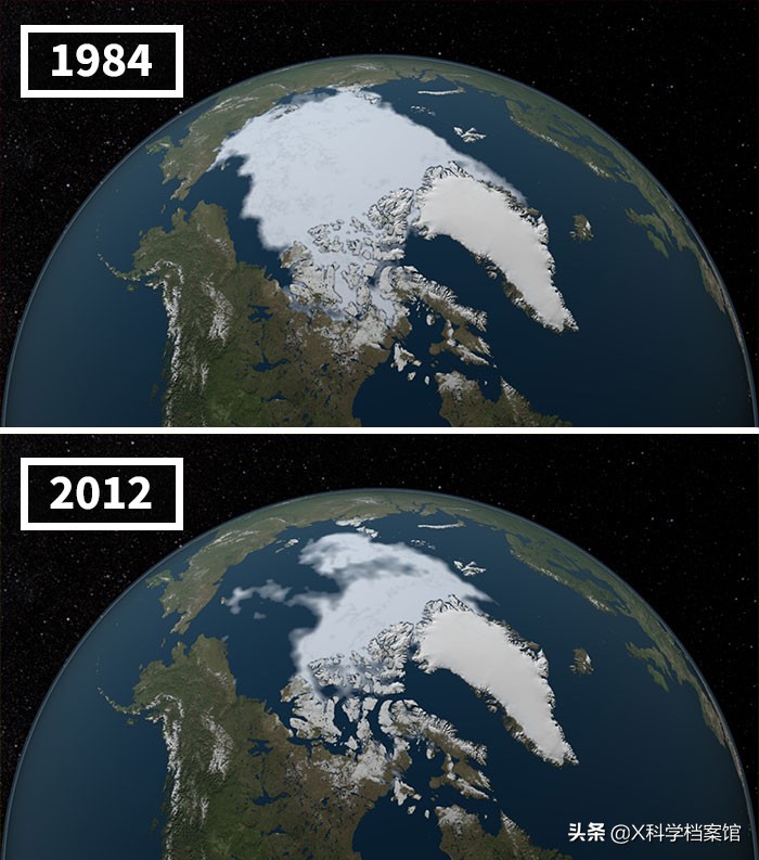 全球气候反常，40年间地球对比照，展现地球被破坏触目惊心的画面