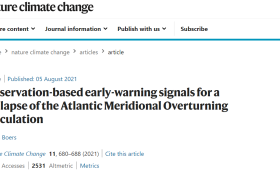 地球大降温50年？大西洋环流可能崩溃，科学家：或造成毁灭性影响