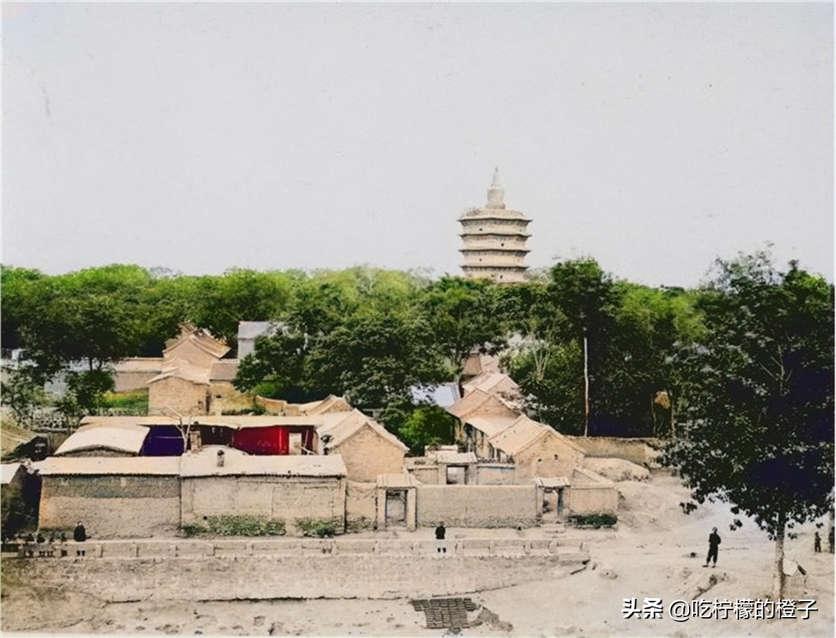 老照片：1909年的河南安阳，外国人镜头下古朴厚重的彰德古城