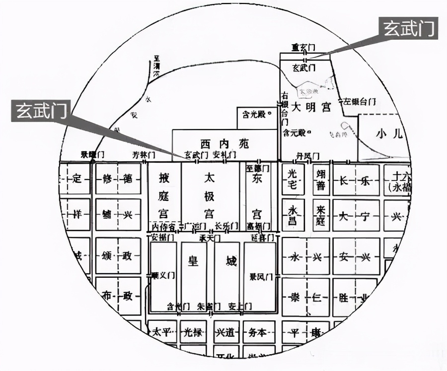 一座门成就过一代帝王，逼退了一代女皇，玄武门在唐朝水很深