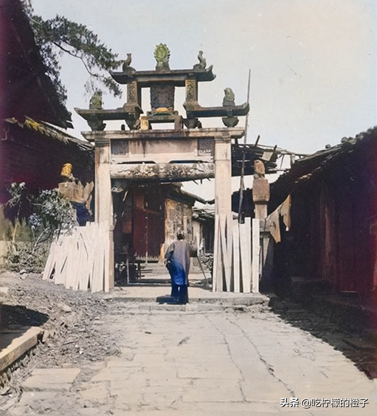 老照片：1910年的福建永春，外国人镜头下“好春常在”的桃源古城