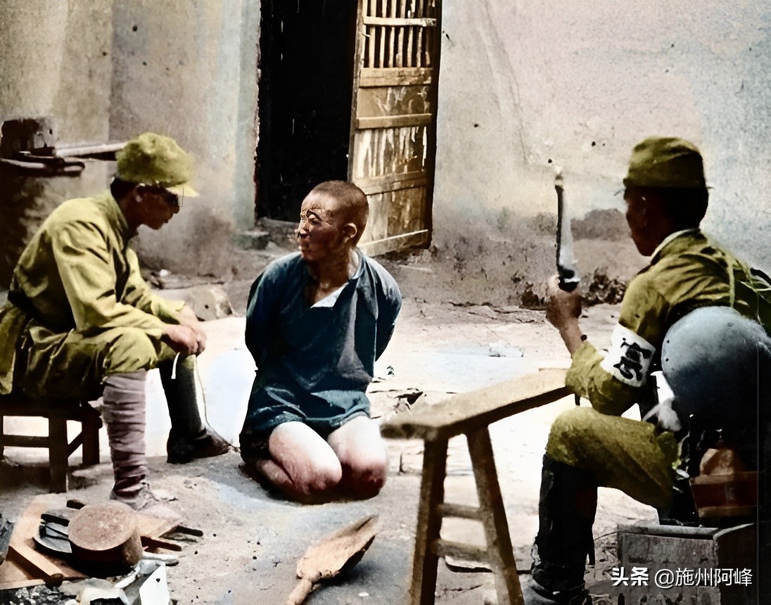 一组日军杀人的历史照片，揭露日军在华犯下的罪行
