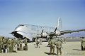 彩色老照片 朝鲜战争中美军的战略运输机 人称空中霸王