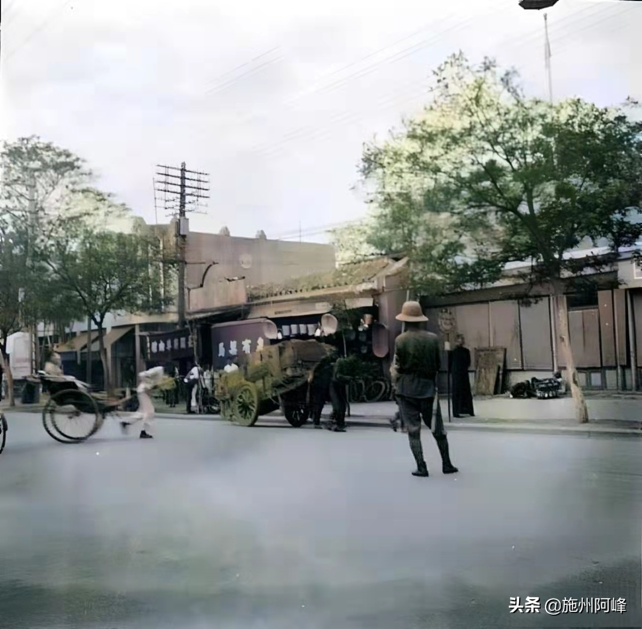 老照片：1938年生活在日军占领下的北京人民