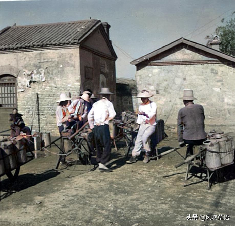 老照片：1938年6月，日本人镜头里的北京丰台，那时还是个小镇子