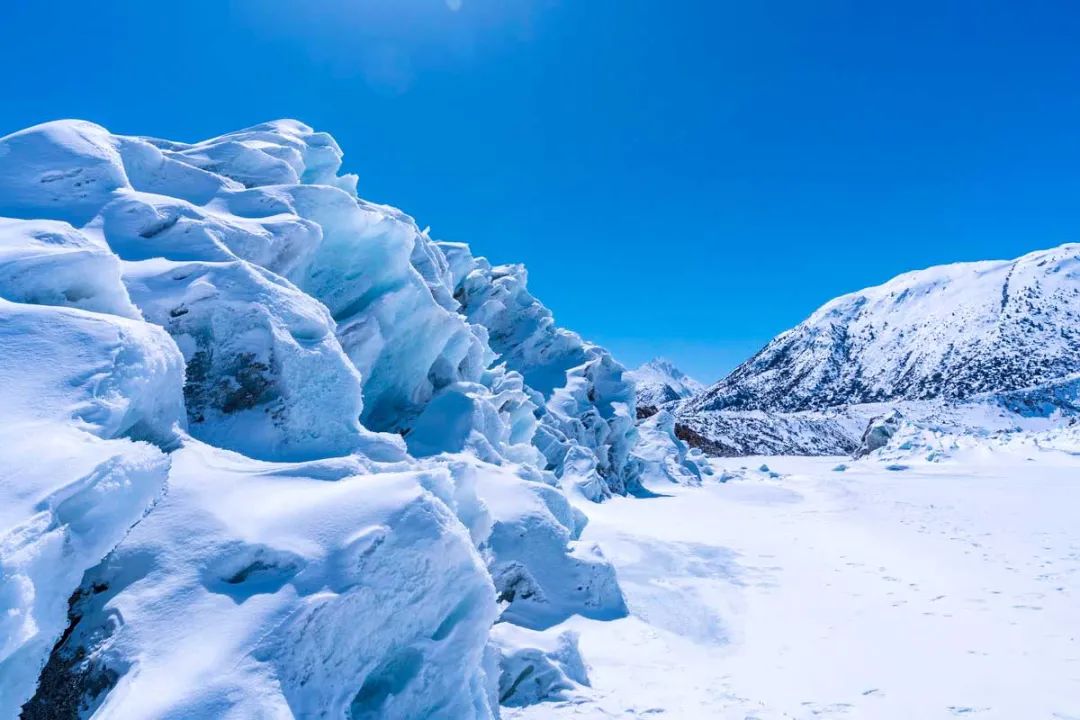 西藏私藏的世界级美景，真正的冰雪世界，仿佛瞬间到了南极