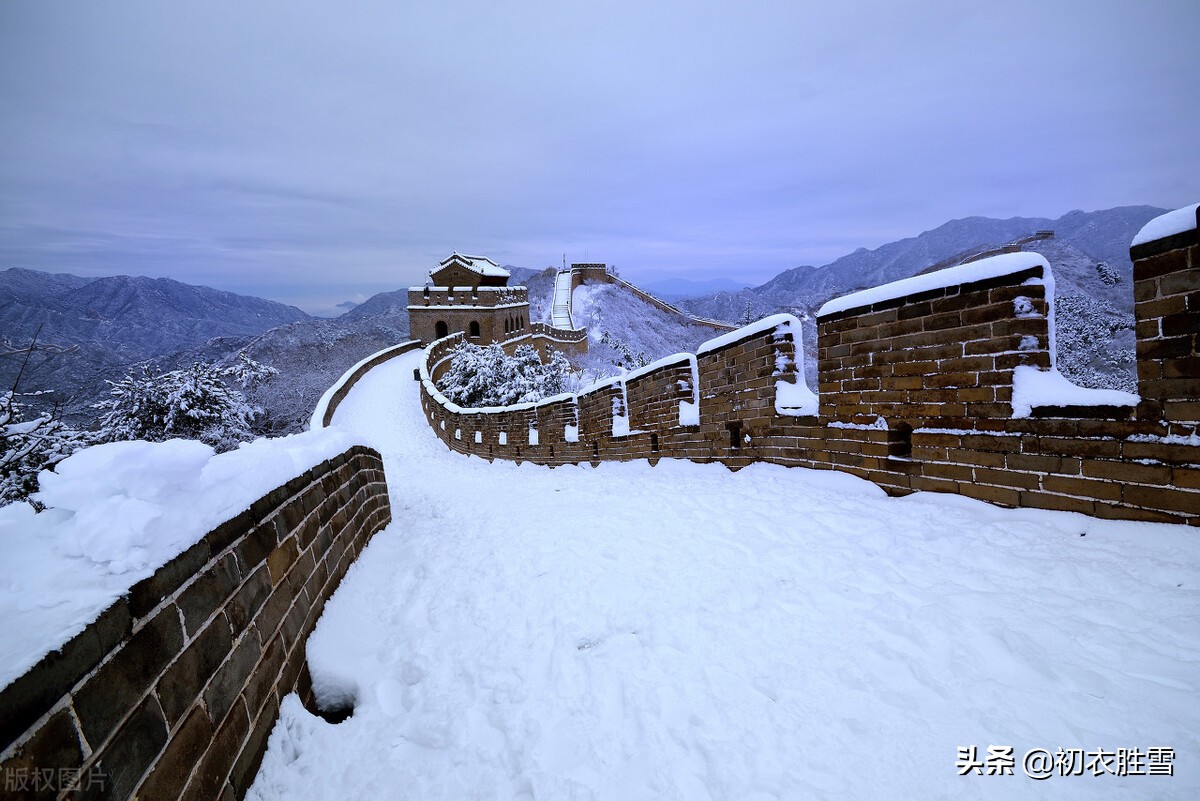 赏读待雪古诗五首：欲把诗催雪，待取玉花看