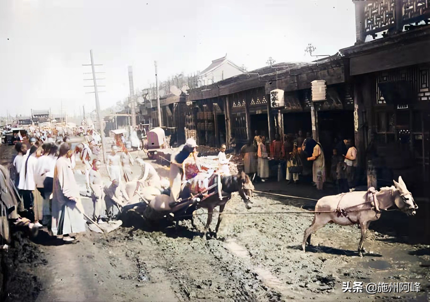 老照片：清末民初的北京与巴蜀地区，两组照片了解清朝人们的生活
