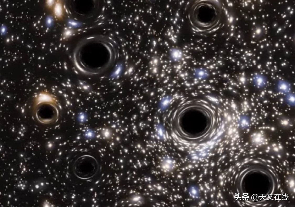 厉害了！天文学家：我们用哈勃太空望远镜发现了一群黑洞