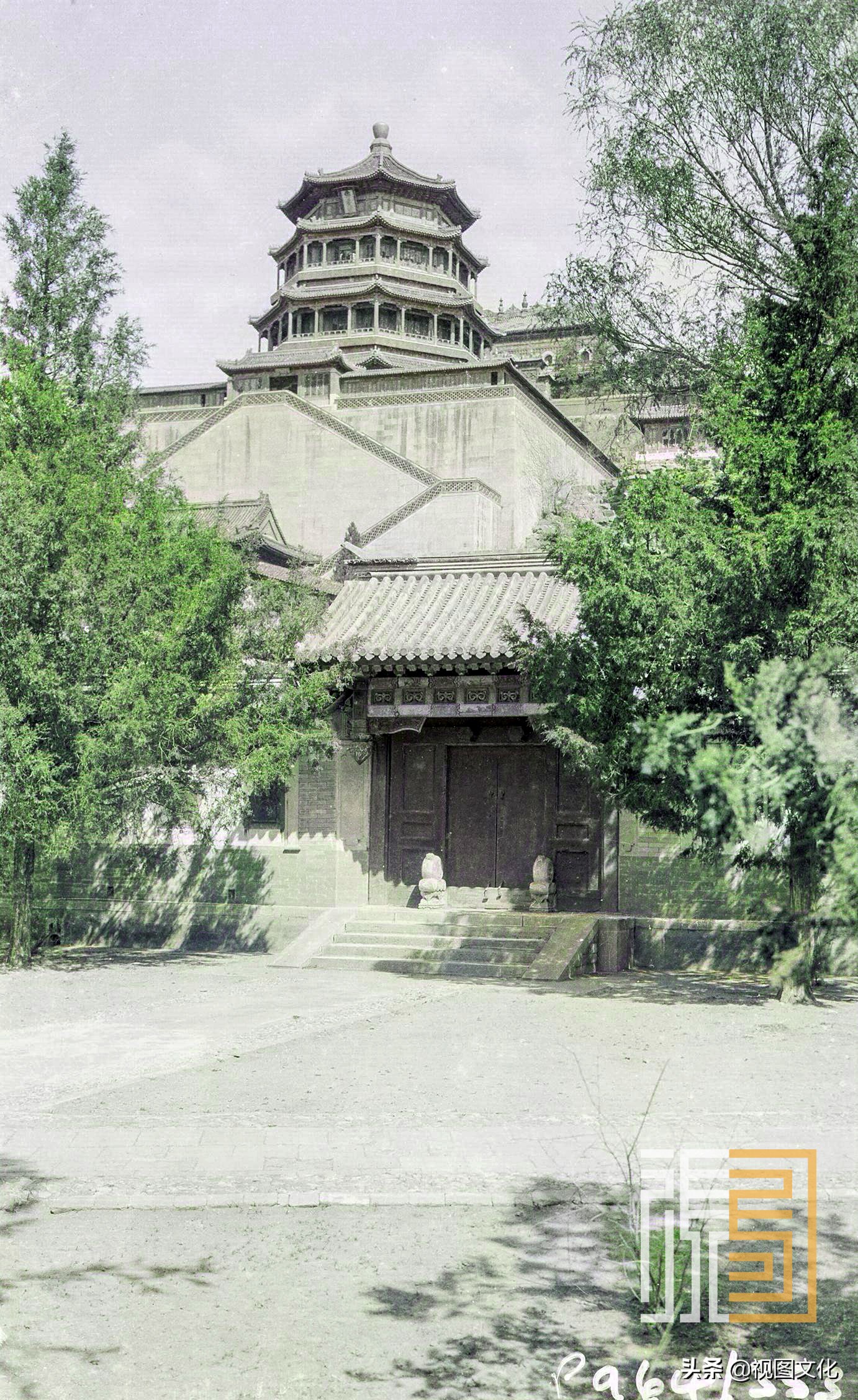 民国老照片：1930年，一个外国记者在北京颐和园一日之所见，高清