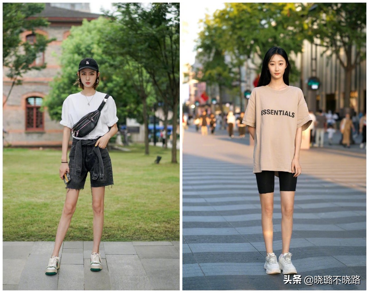 穿T恤究竟配“裤子”还是“裙子”？让杭州女生的街拍告诉你答案