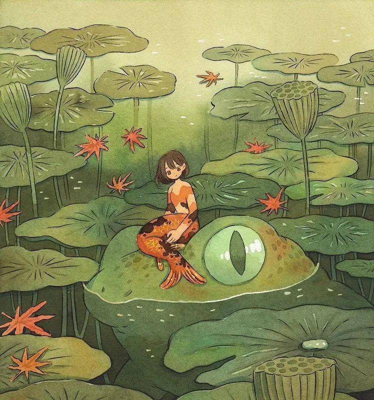 来自芬兰的插画家海卡拉，她的水彩画作，让看到的人，像是看了一本故事书-爱读书