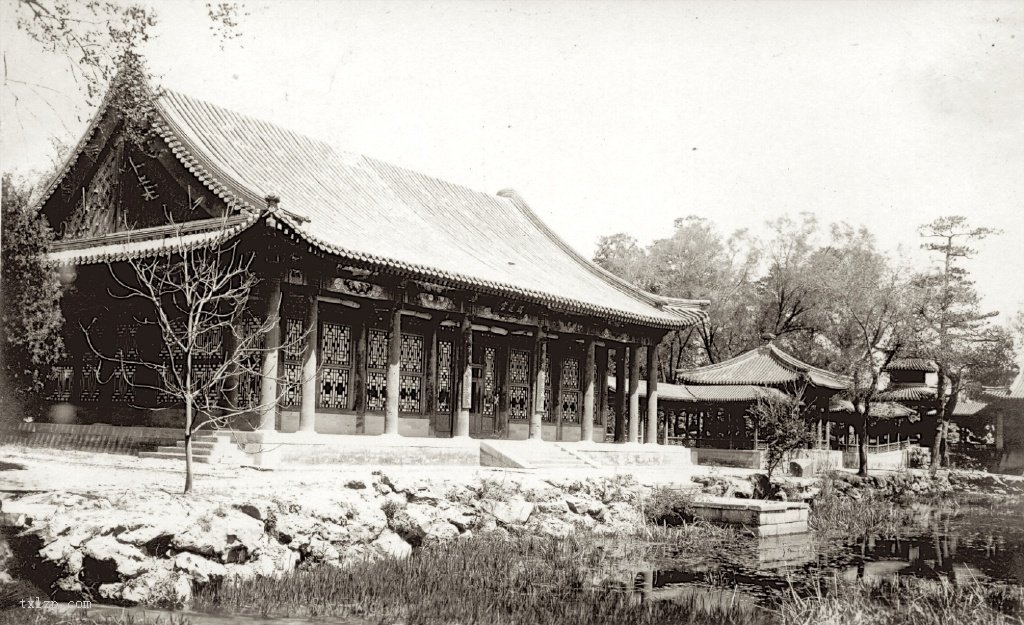 老照片：1920年的北京城风景照（一）-爱读书