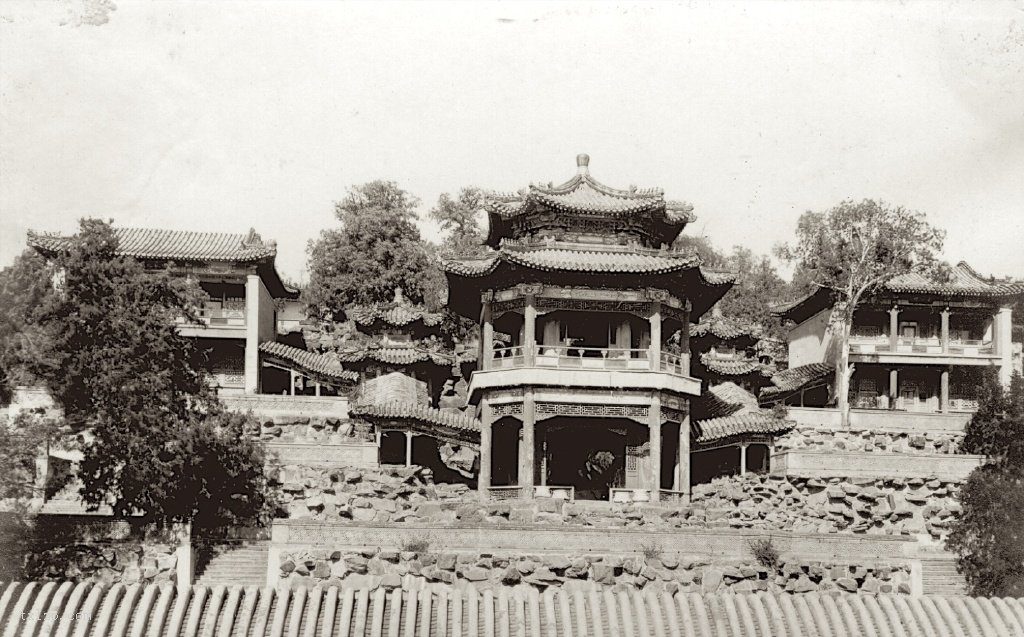 老照片：1920年的北京城风景照（一）-爱读书