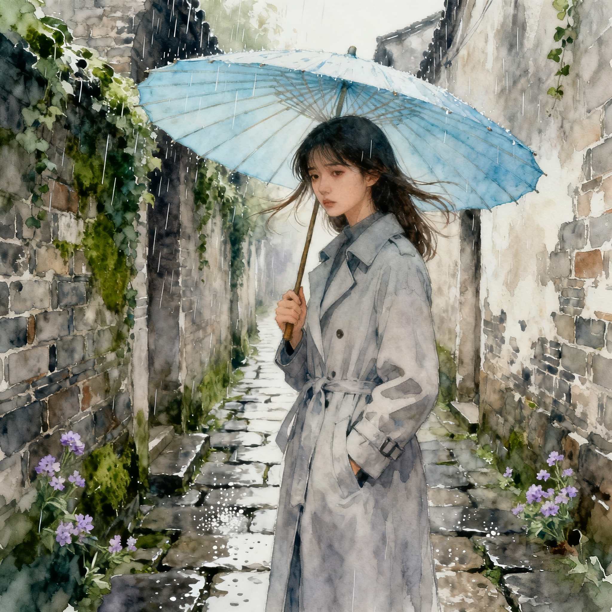 散文:秋窗听雨