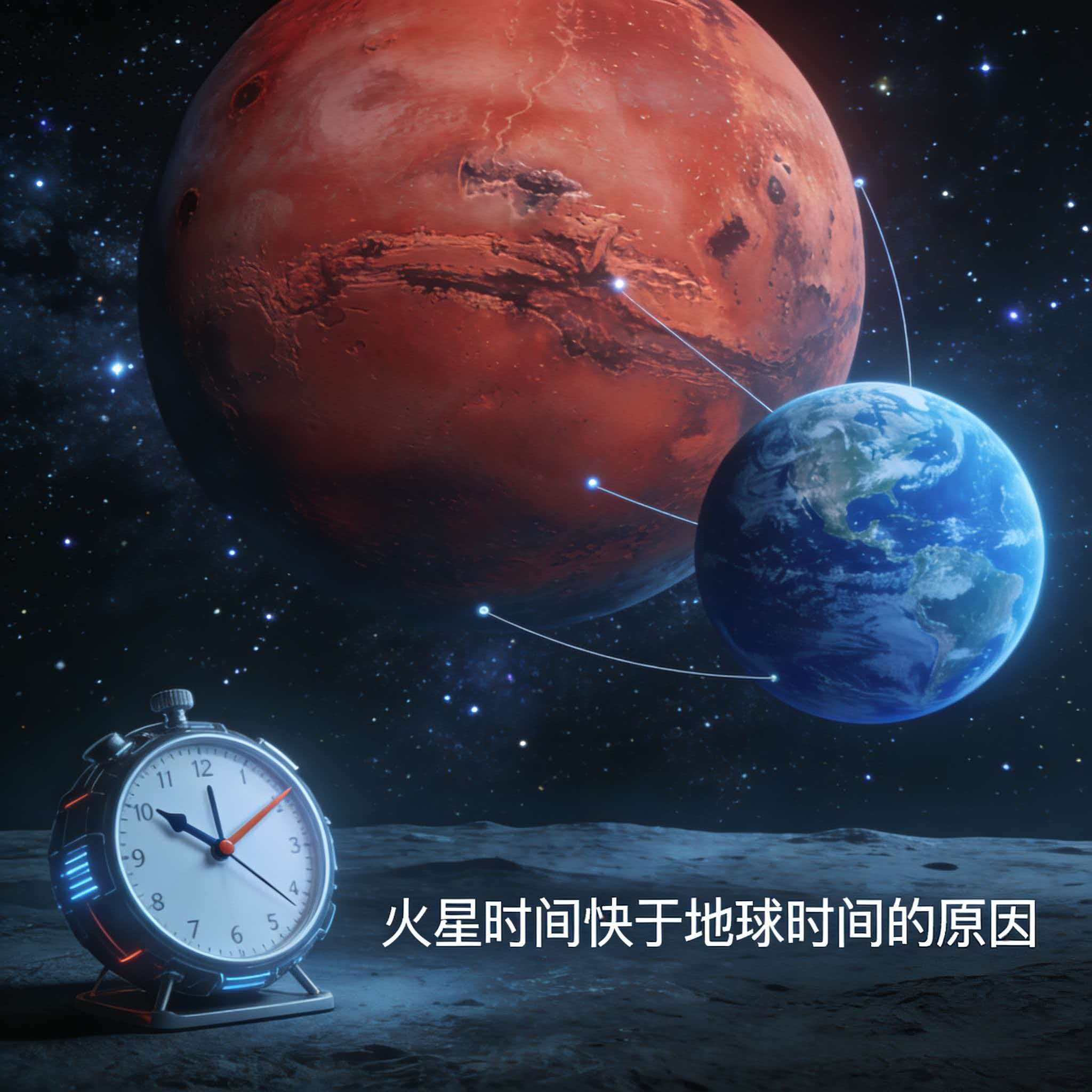 为何火星时间“跑”得比地球快？揭秘两颗行星的时间差与宇宙规律